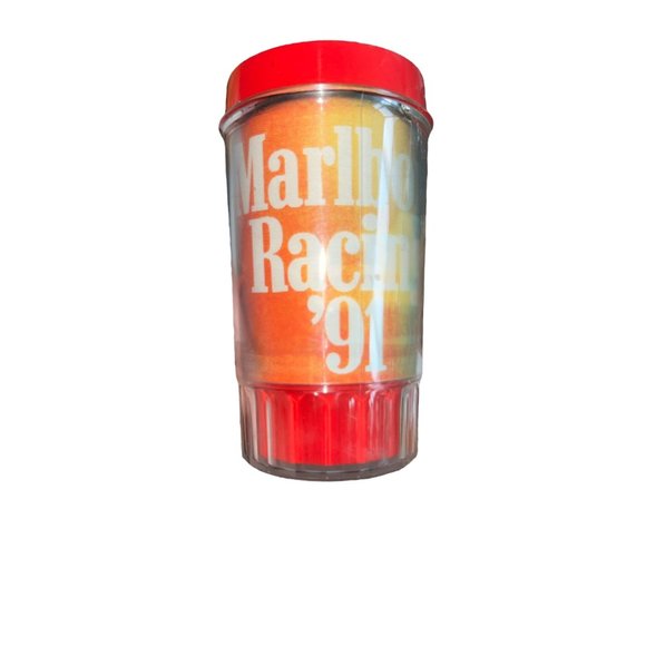 Vintage Marlboro Cigarettes Racing 1991 Plastic Holographic‎ Beer Stein - Picture 8 of 9